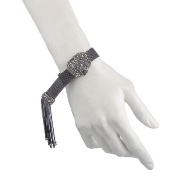 Alexis Bittar Jewelry - Alexis Bittar Crystal Encrusted Mesh Bracelet